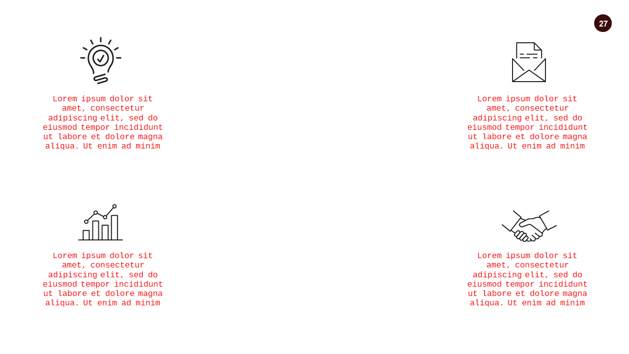 Minimalist Title and Text PowerPoint Template (Cr...