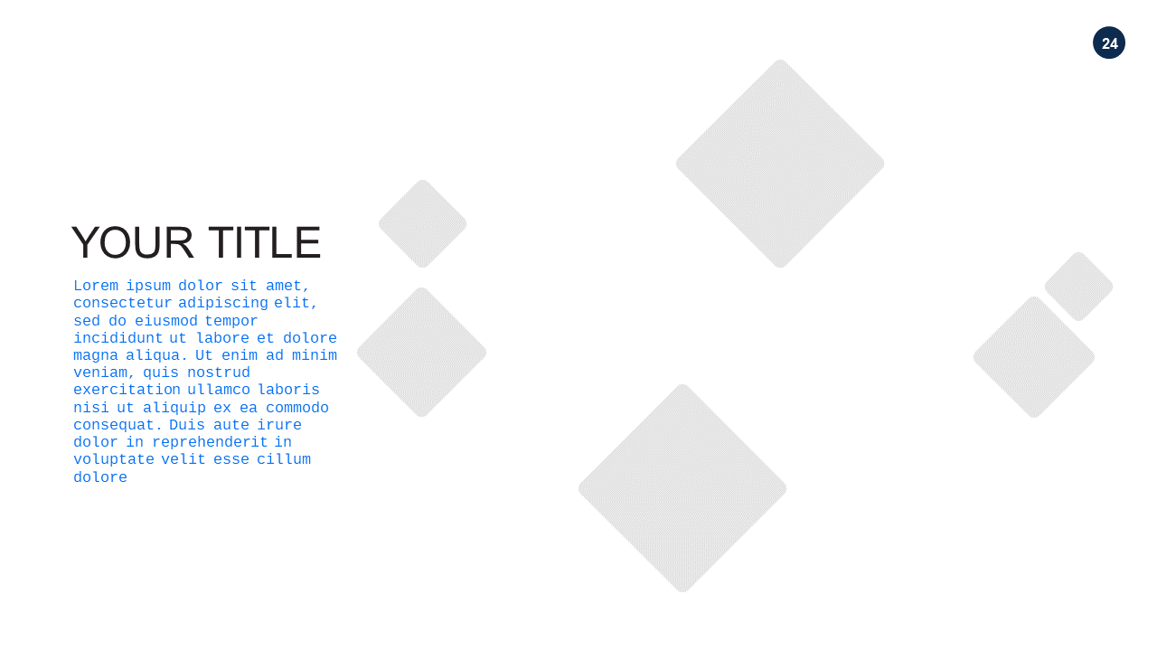 Minimalist Title and Text PowerPoint Template (Oc...