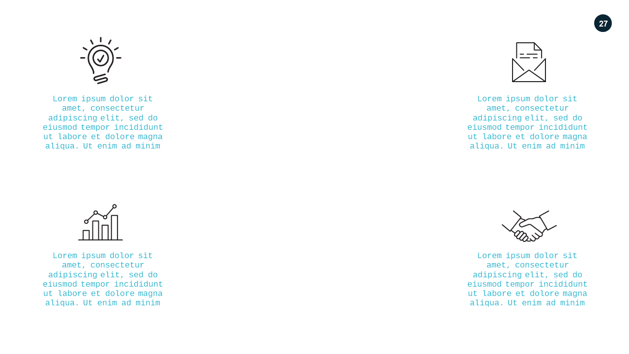 Minimalist Title and Text PowerPoint Template (Te...