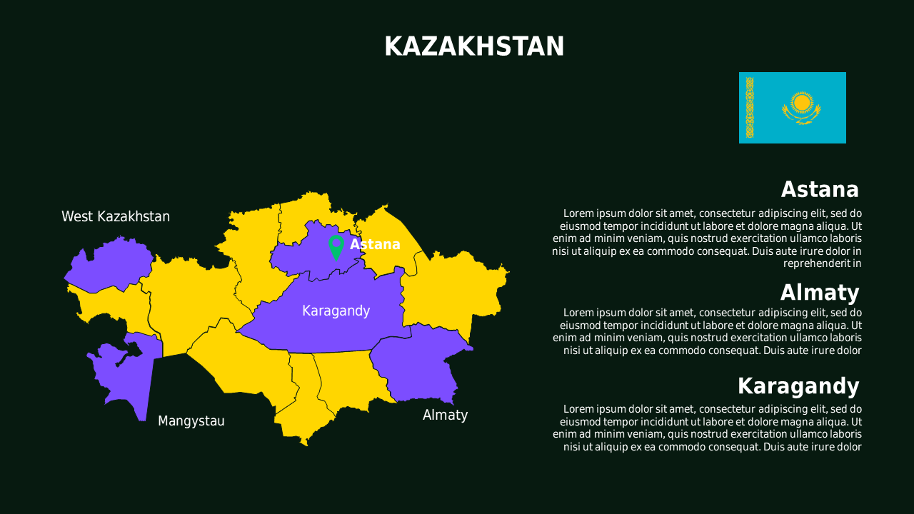 Japan Map Overview PowerPoint Template (Corporate...