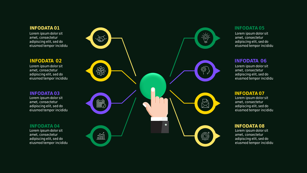 Interactive Infographic Layered Presentation