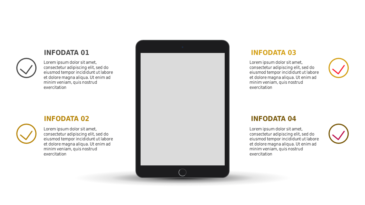 Laptop Device Overview PowerPoint Template (Charc...
