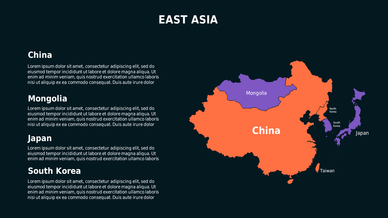 Geographic Country Overview Presentation – Teal M...