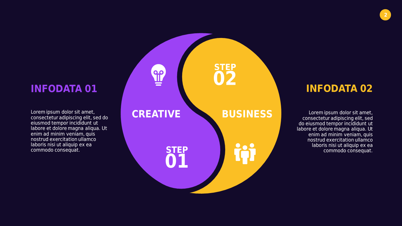 Triangular Data Infographic PowerPoint Template D...