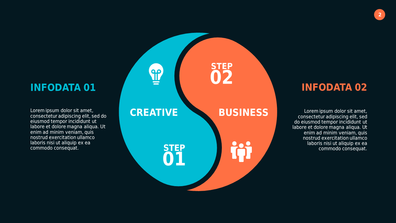Triangular Data Infographic PowerPoint Template D...