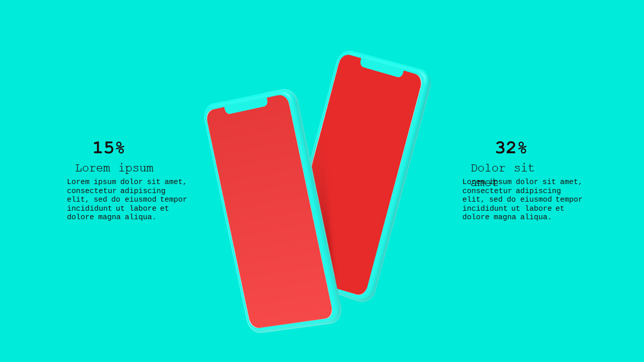 Mobile App Overview PowerPoint Template (Crimson ...