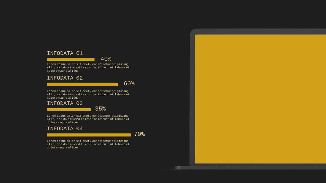Modern Mobile App Showcase Design – Charcoal Gold