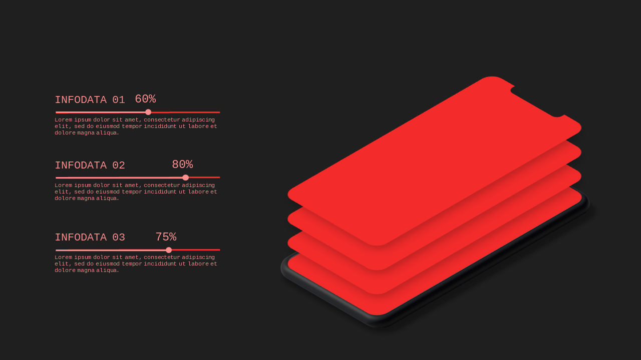 Modern App Showcase Layout – Crimson Bold