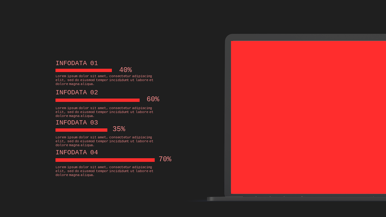 Modern App Showcase Layout – Crimson Bold