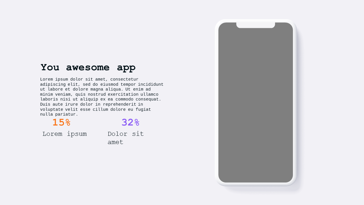 Mobile App Showcase Presentation – Light – Teal Modern