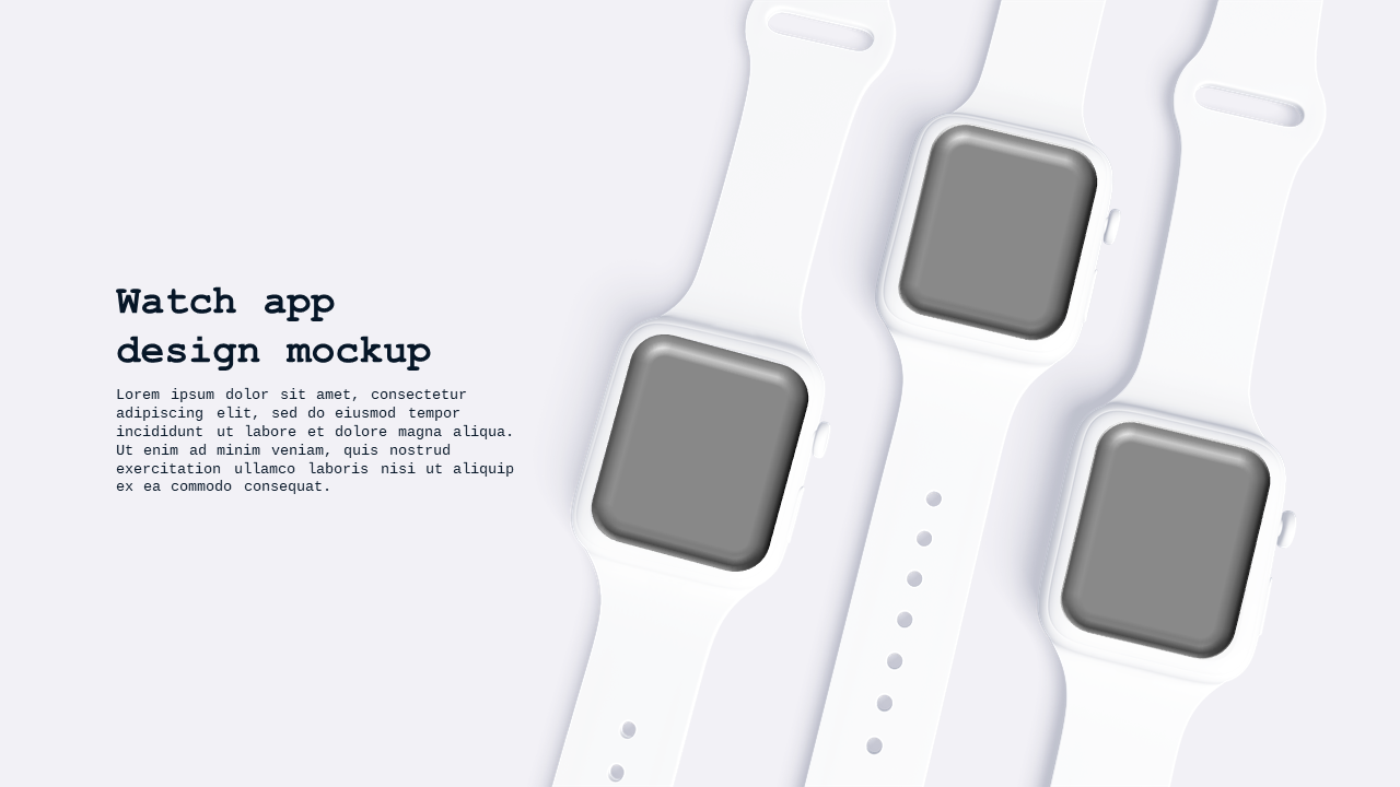 Device Overview PowerPoint Template Dark (Ocean B...