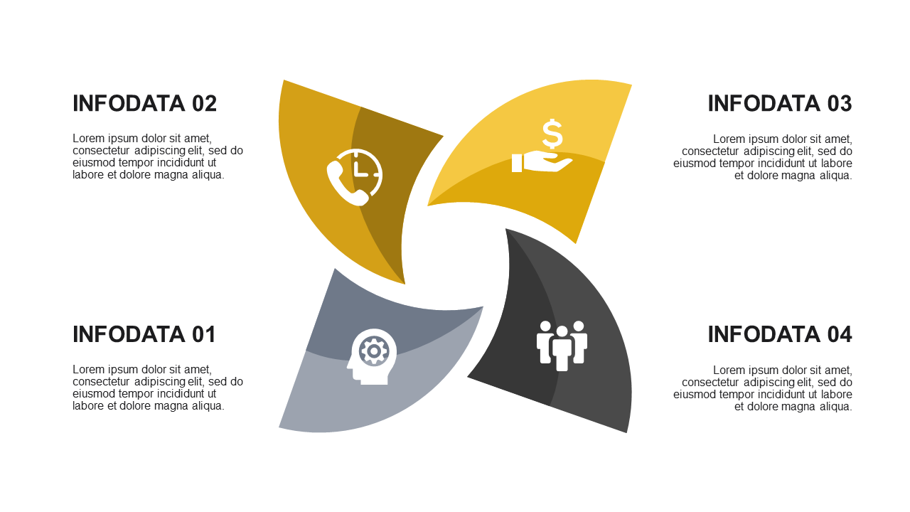 Circular and Triangular Infographic Design