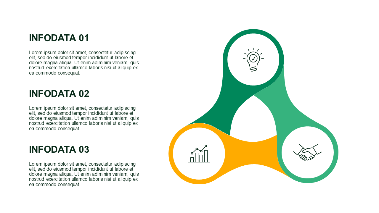 Circular and Triangular Infographic Design