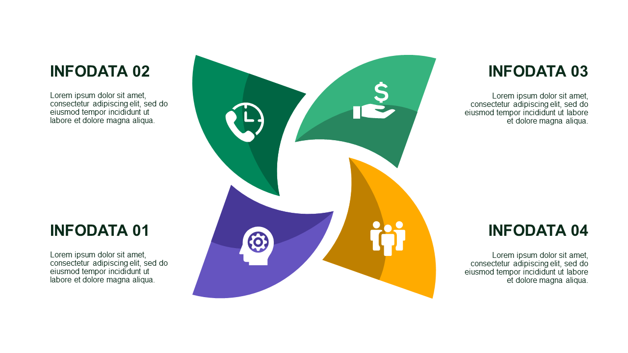 Circular and Triangular Infographic Design