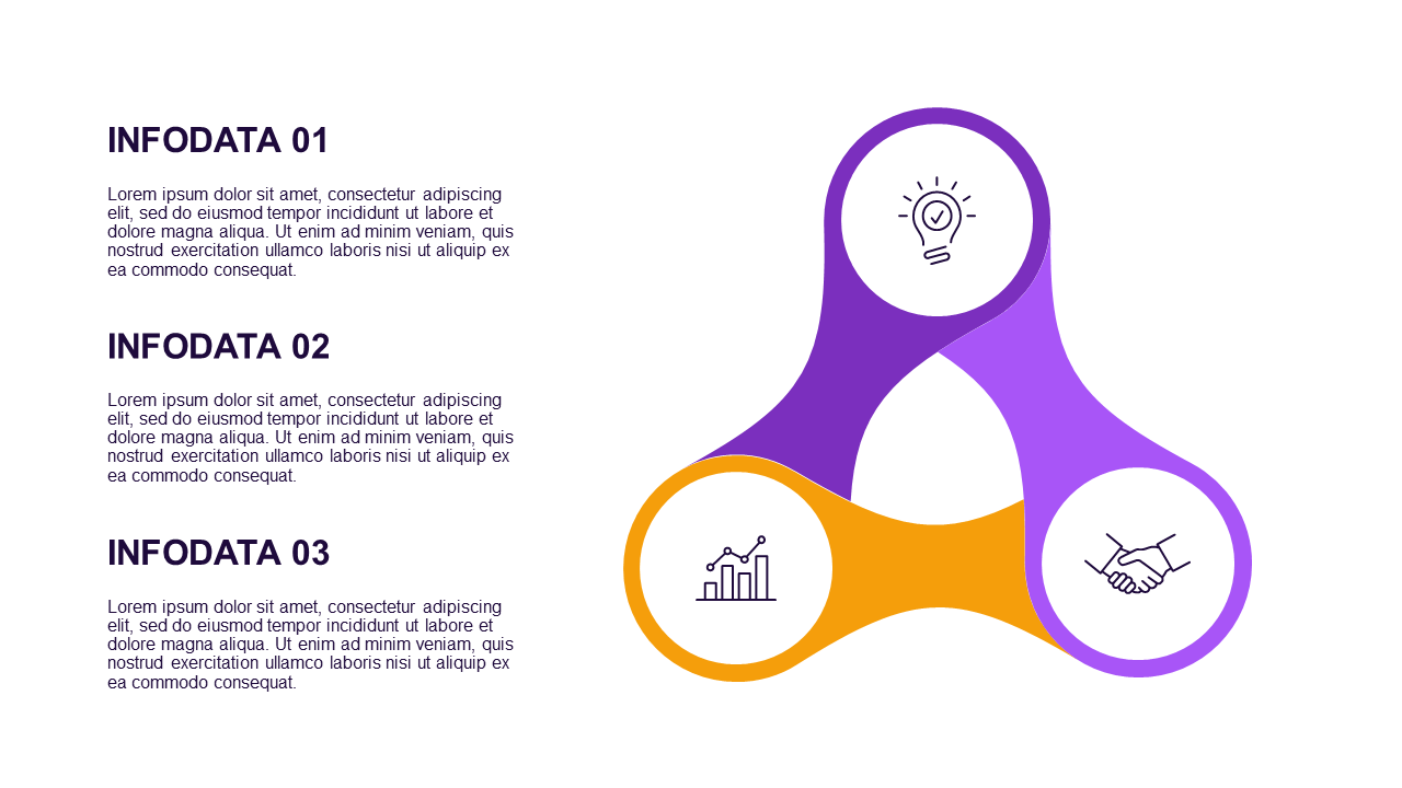 Circular and Triangular Infographic Design