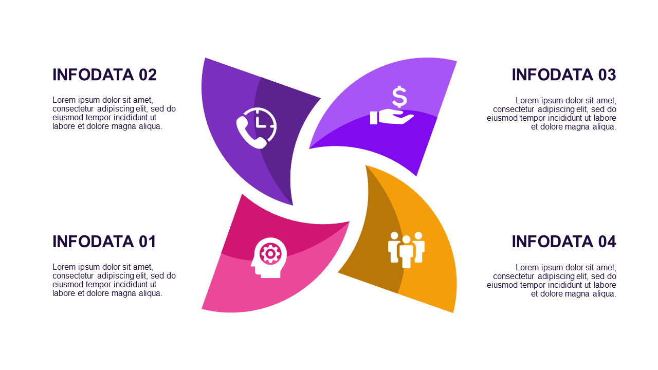 Circular and Triangular Infographic Design