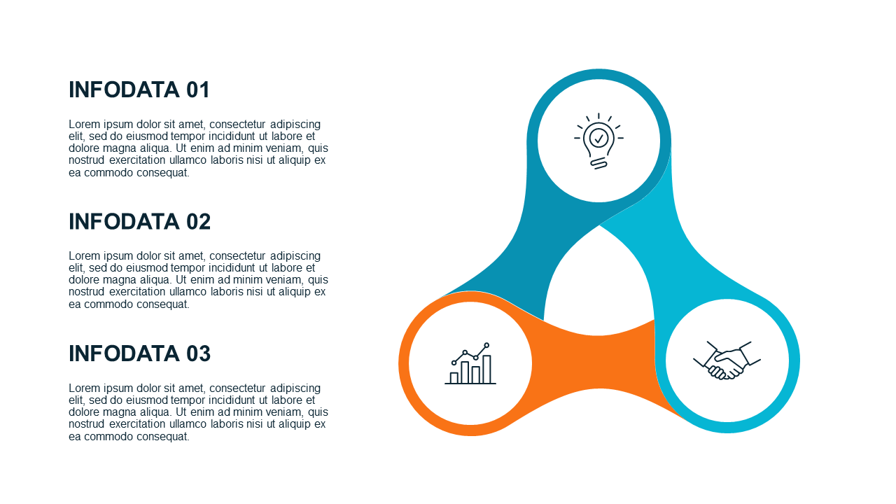 Circular and Triangular Infographic Design