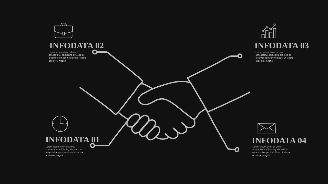 Doodle V2 Professional Business Partnership Overview – Dark – Charcoal Gold