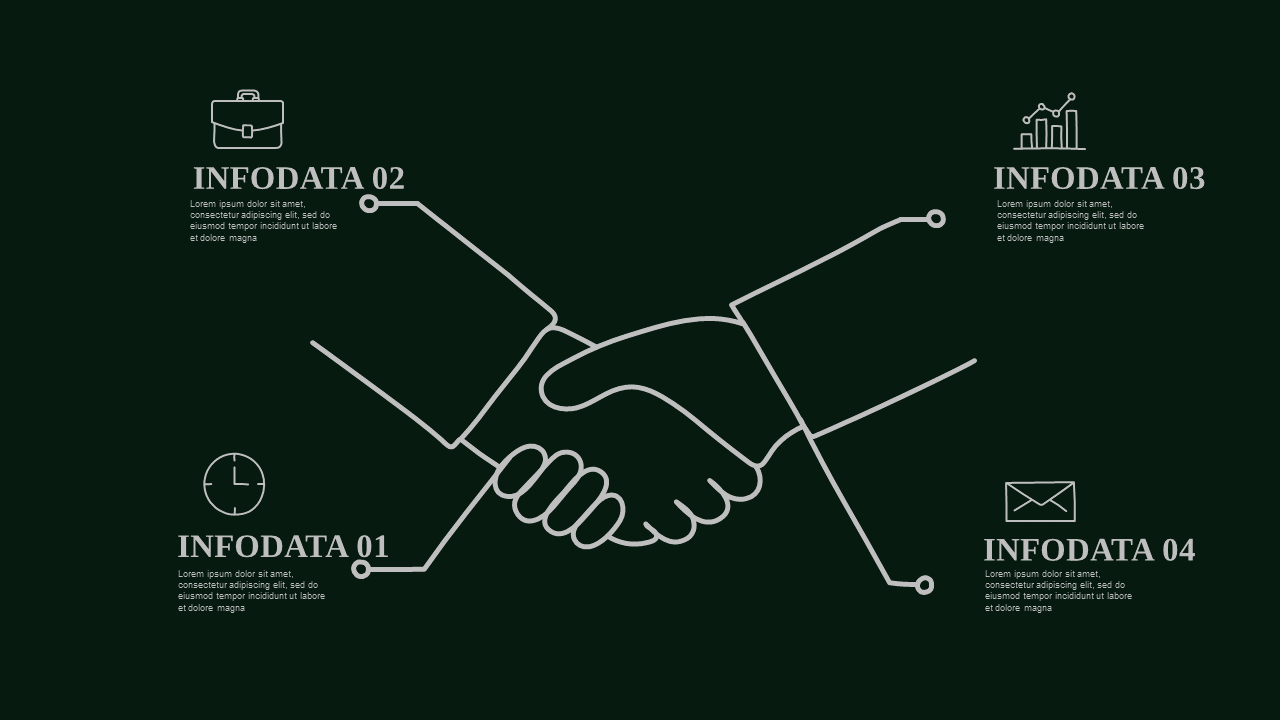 Doodle V2 Professional Business Partnership Overview – Dark – Corporate Green