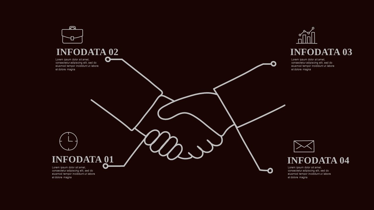 Doodle V2 Professional Business Partnership Overview – Dark – Crimson Bold