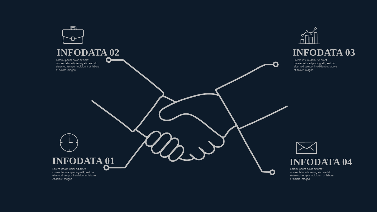 Doodle V2 Professional Business Partnership Overview – Dark – Ocean Blue