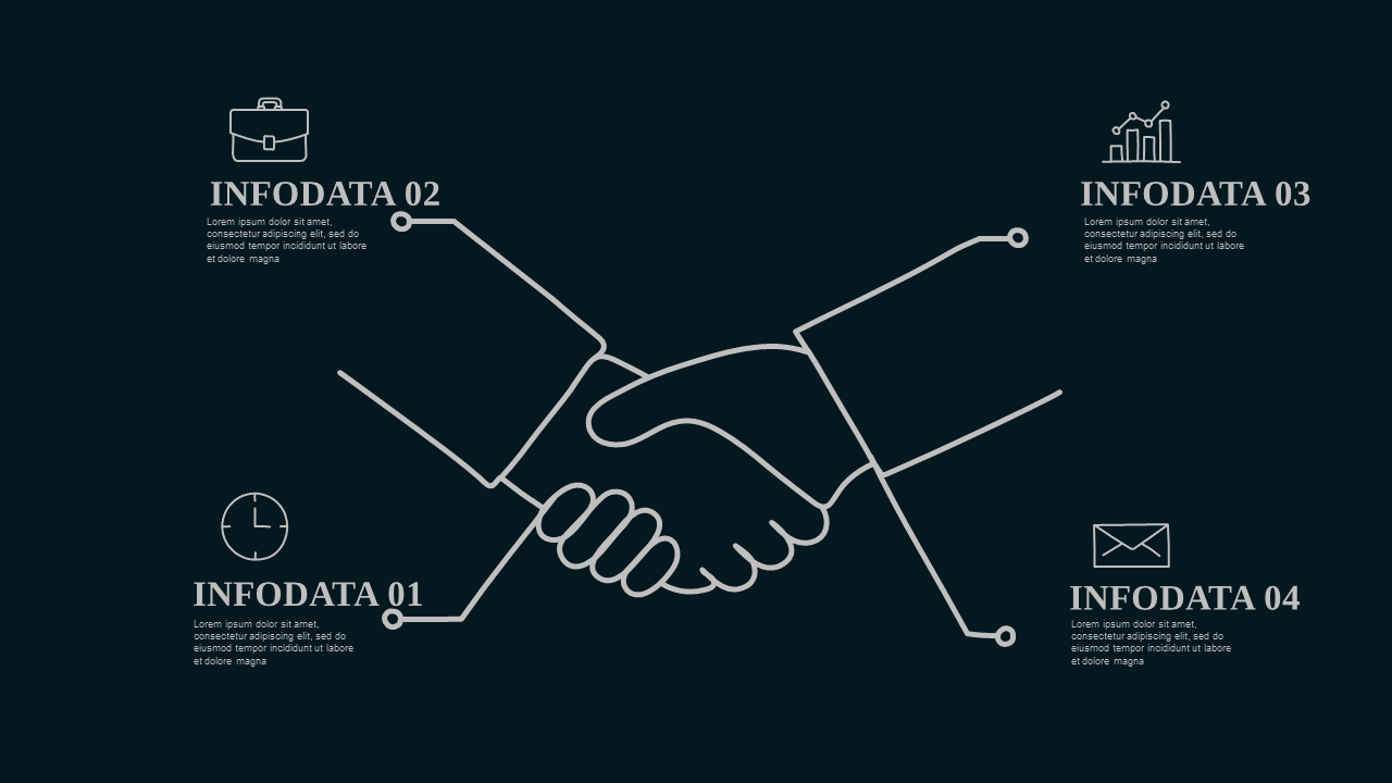 Doodle V2 Professional Business Partnership Overview – Dark – Teal Modern