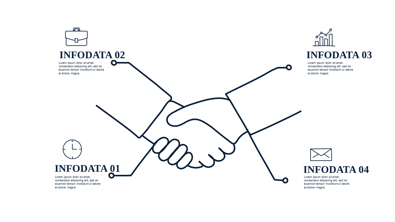 Doodle V2 Handshake Business Partnership Overview – Light – Ocean Blue