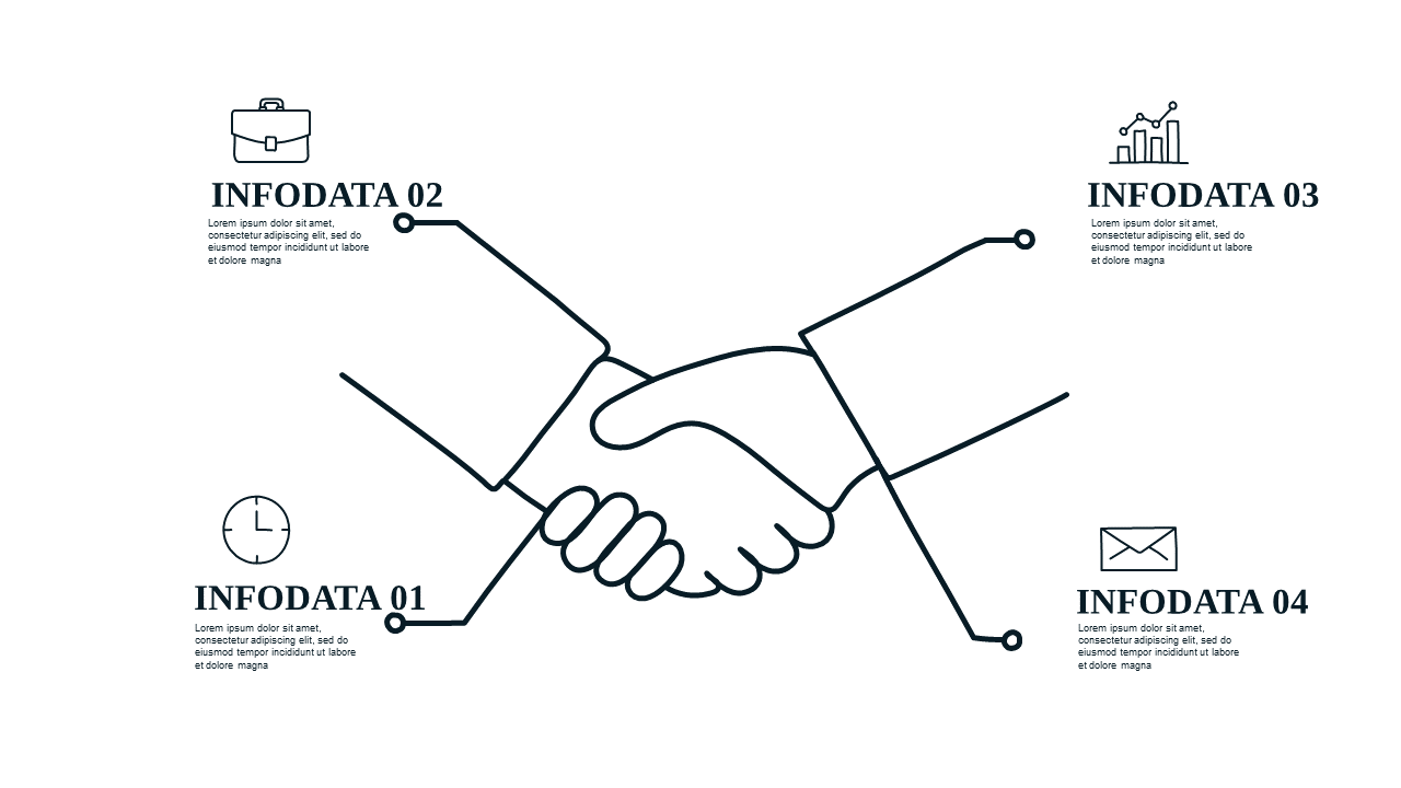 Doodle V2 Handshake Business Partnership Overview – Light – Teal Modern