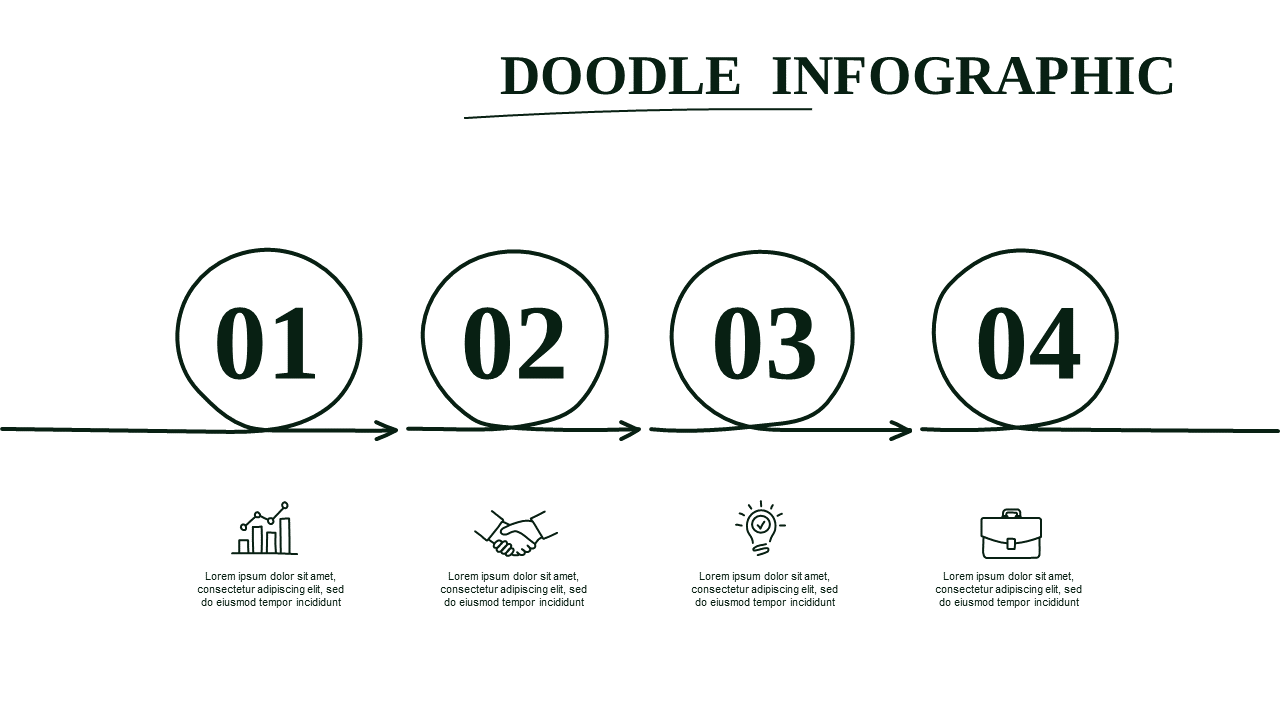 Numbered List Infodata PowerPoint Template (Corpo...