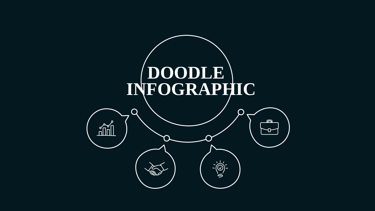 Flowchart Infographic Process Design – Teal Modern