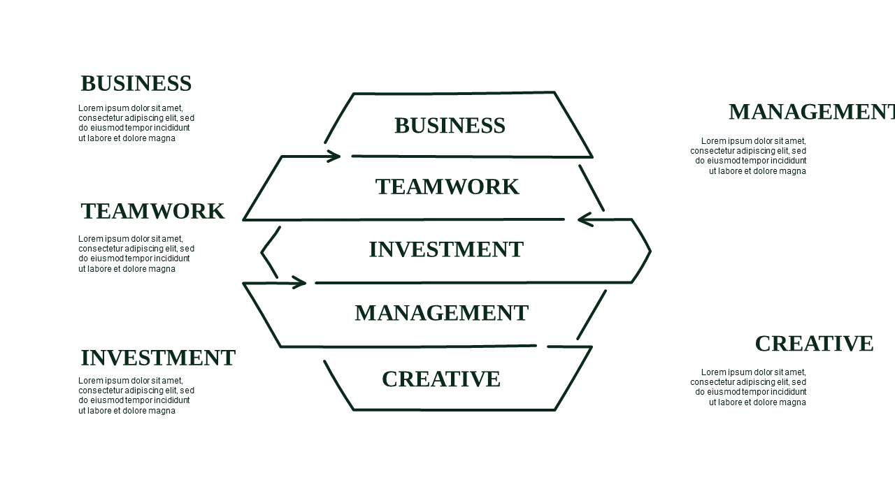 Doodle Infographic Presentation Design V2 – Light – Corporate Green