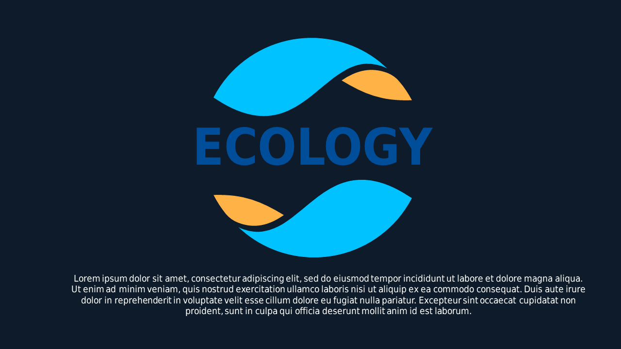 Eco-Friendly Waste Management Overview – Dark – Ocean Blue