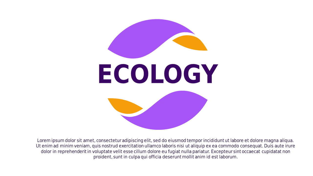 Eco-Friendly Waste Management Presentation – Light – Royal Purple