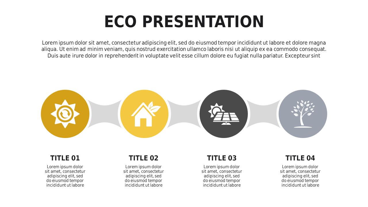 Eco Presentation Diagram PowerPoint Template (Cha...