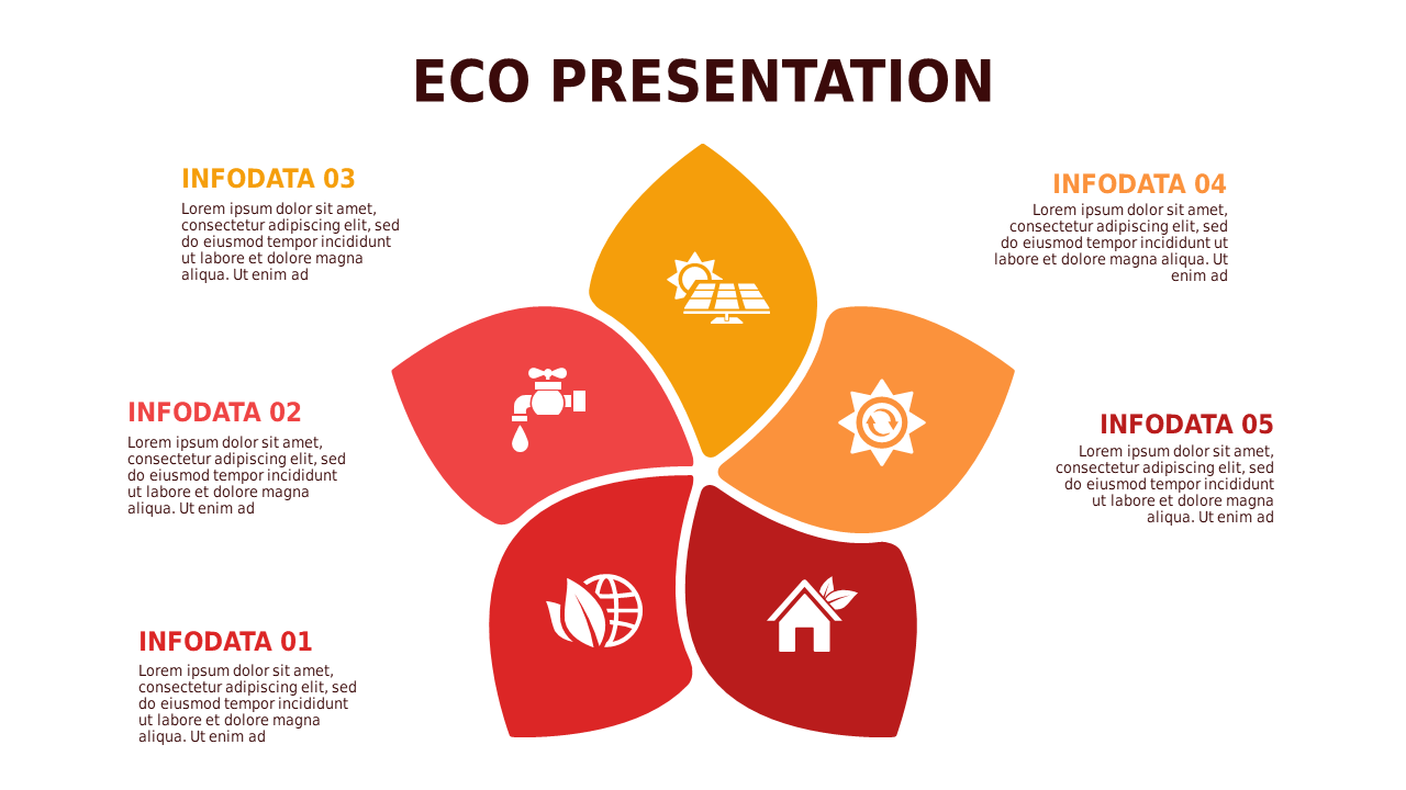 Eco Presentation Diagram PowerPoint Template (Cri...