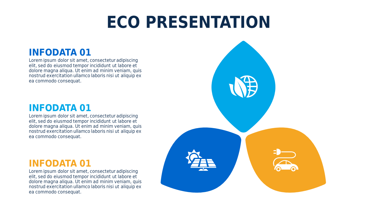 Eco Presentation Diagram PowerPoint Template (Oce...