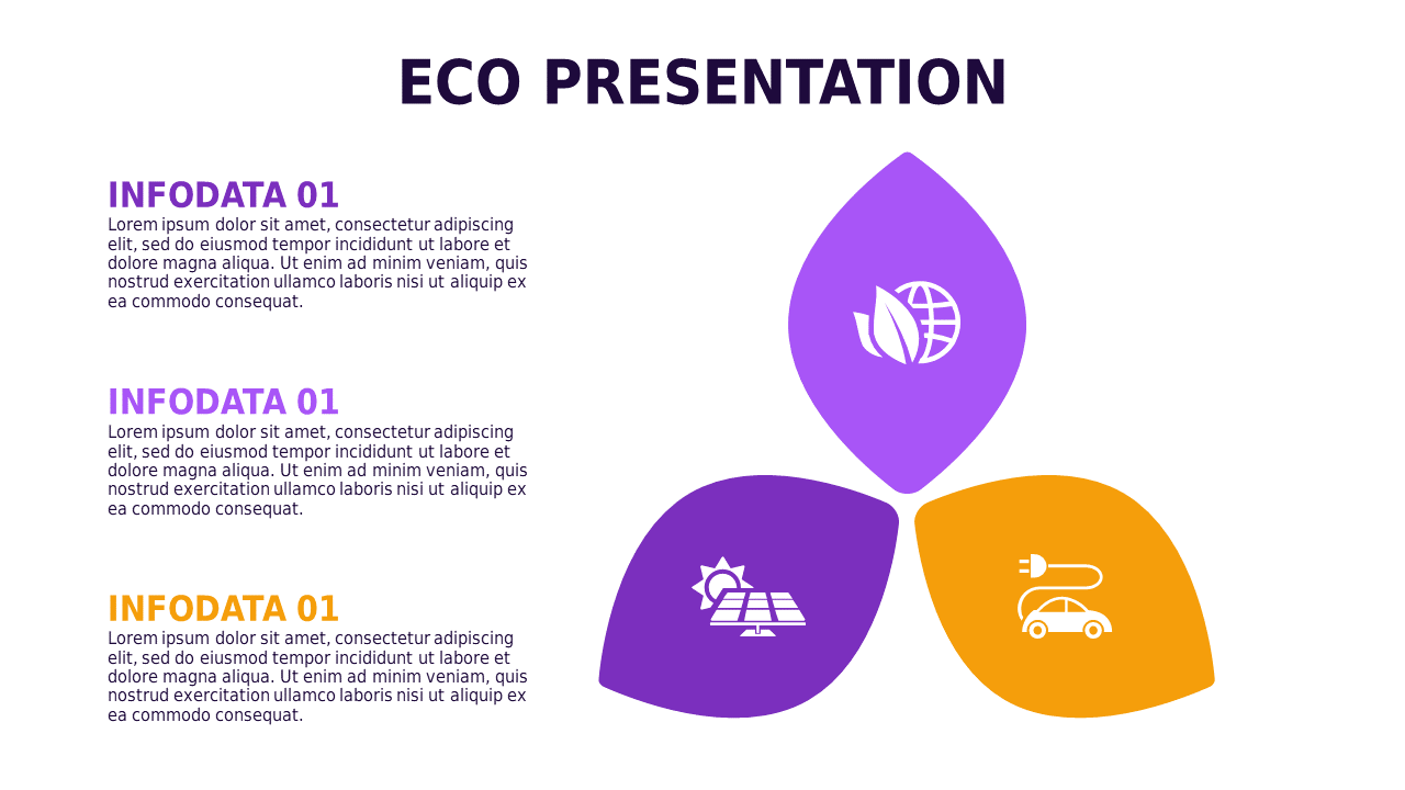 Eco Presentation Diagram PowerPoint Template (Roy...
