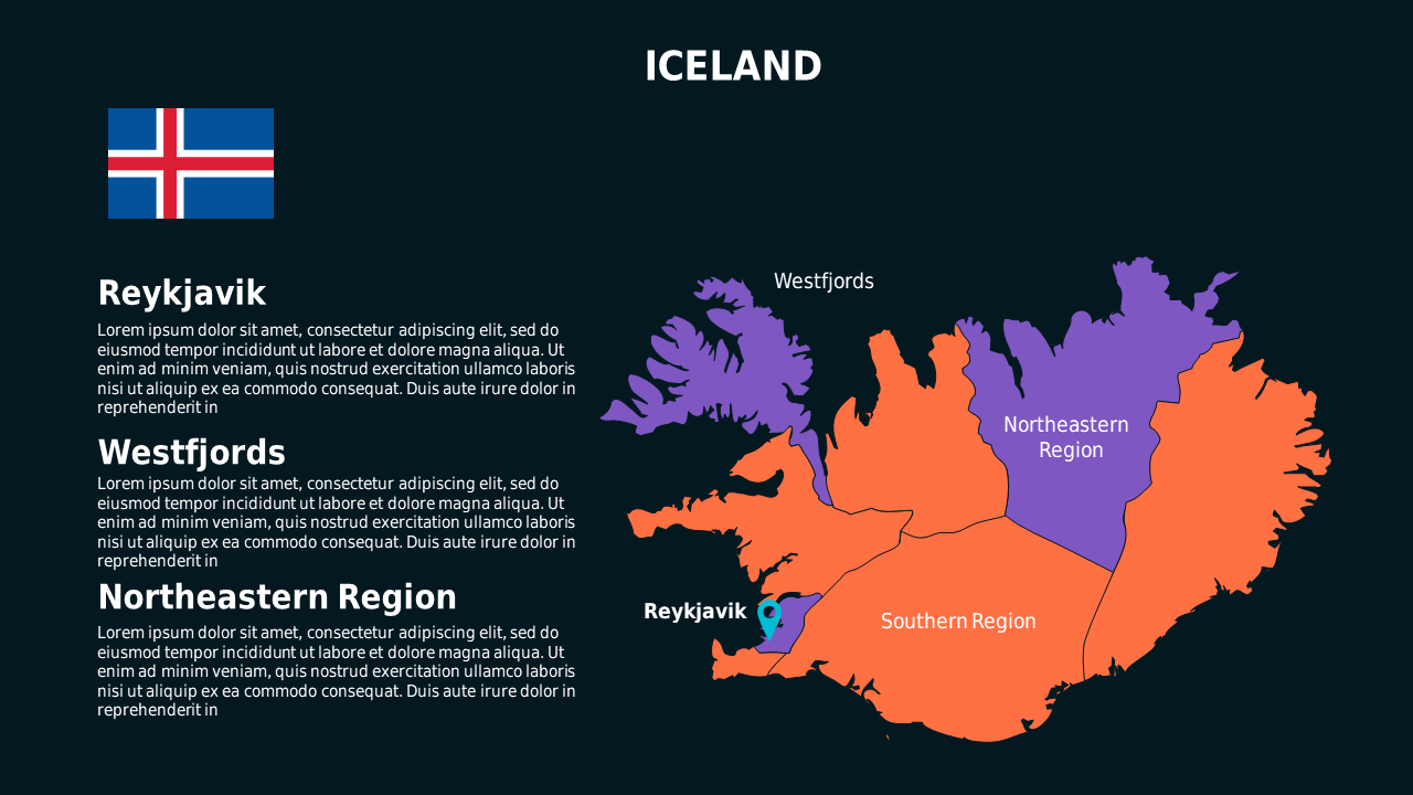 Bulgaria Map PowerPoint Template (Teal Modern)