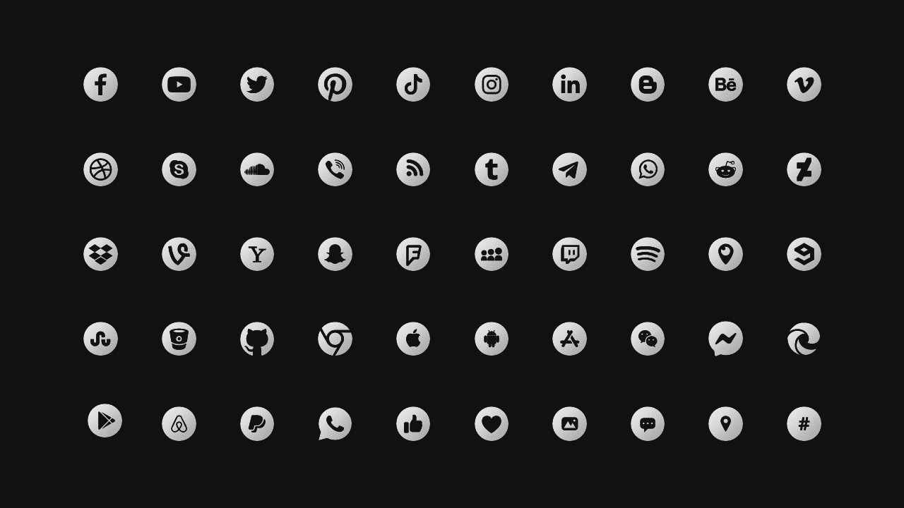 Fill Icon Professional Business and Finance Icons – Dark – Charcoal Gold