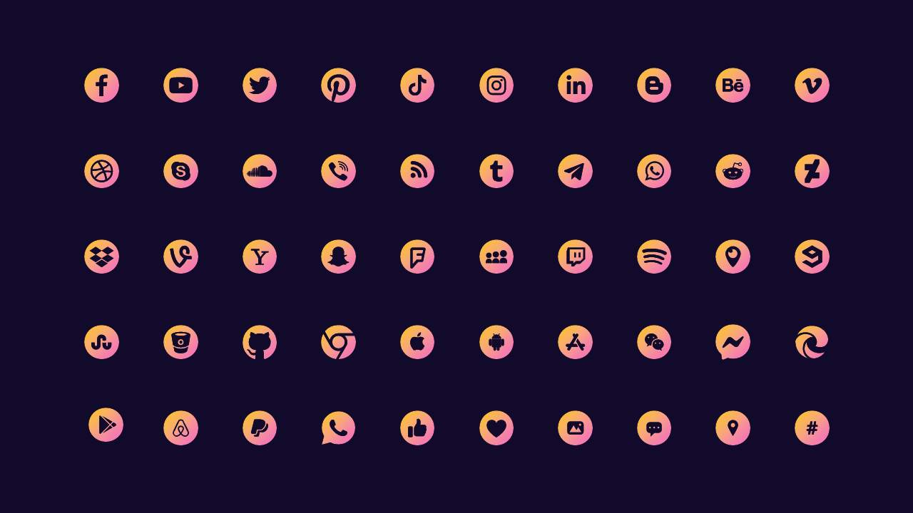Fill Icon Professional Business and Finance Icons – Dark – Royal Purple