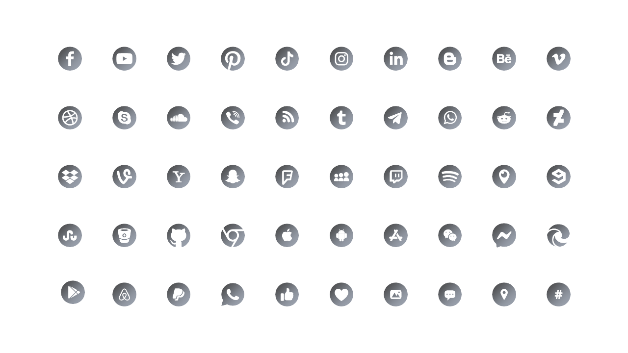 Fill Icon Business and Finance Icon Set – Light – Charcoal Gold