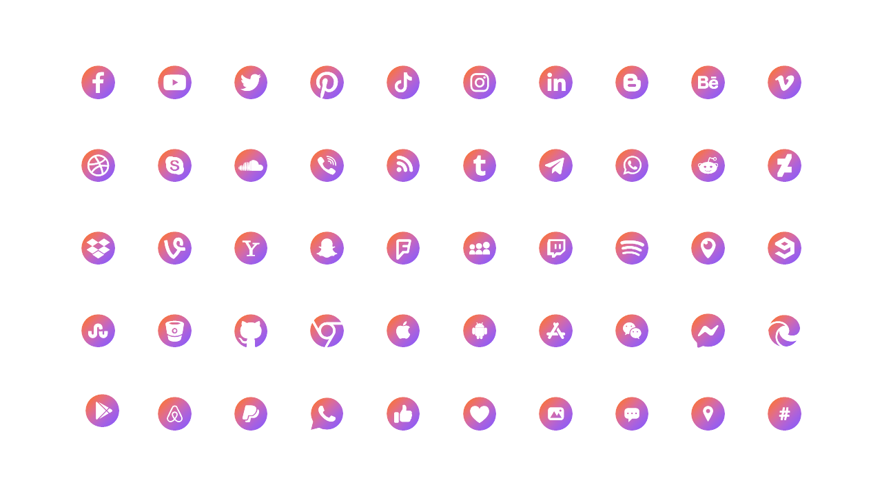Fill Icon Business and Finance Icon Set – Light – Teal Modern
