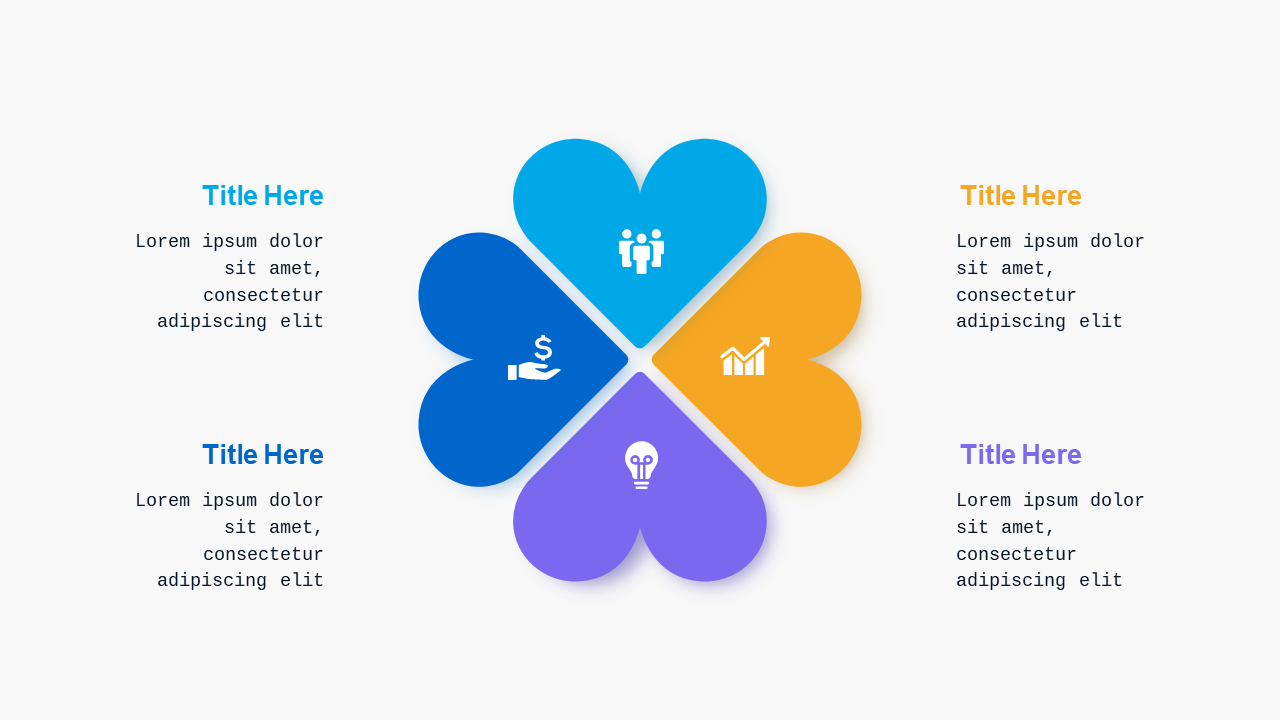 Blue Circular and Heart-Shaped Process Diagrams V4
