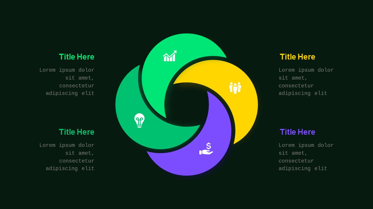 Horizontal Process Infographic PowerPoint Templat...