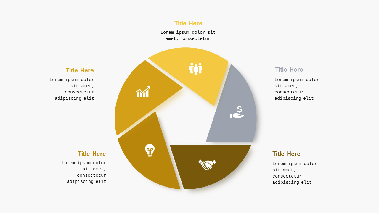Interactive Circular Infographic Layout