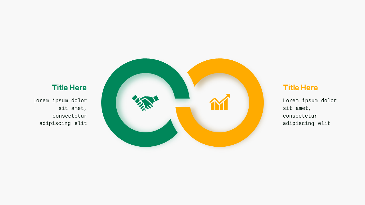 Circular and Triangular Infographic Design