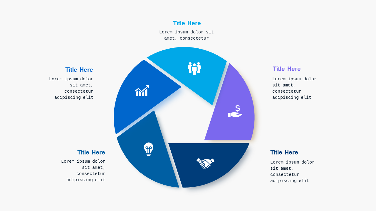 Interactive Circular Infographic Layout