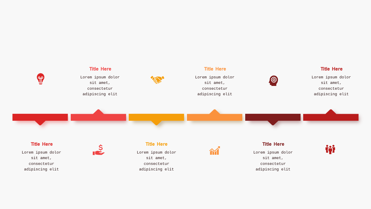 Arrow Diagram for Team Selection PowerPoint Templ...