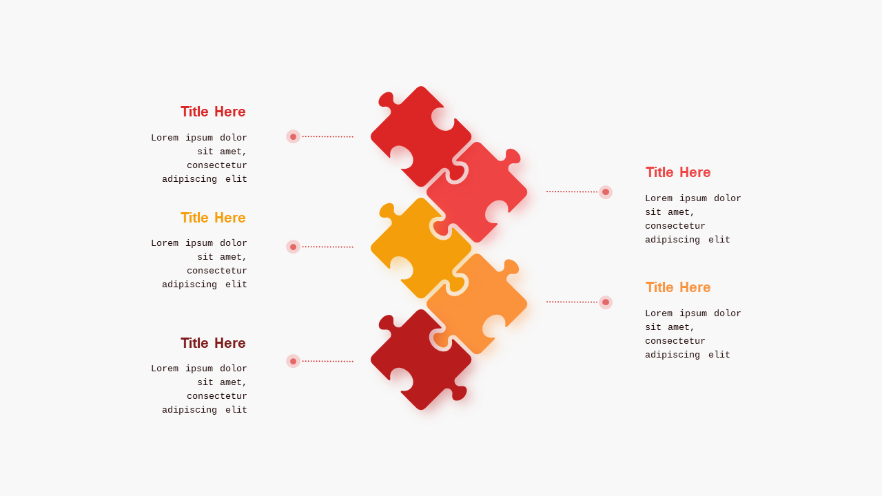 Puzzle Piece Infographic PowerPoint Template (Cri...