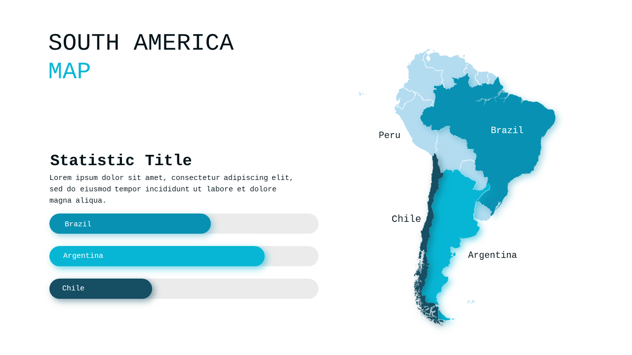 Asia Map Infographic PowerPoint Template (Teal Mo...